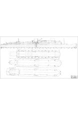 MBT Pass.ship ss "Normandie" (1931) - Comp. Gen. Atl. - Construction Drawing Scale 1 : 200 (10.10.135)