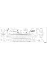 MBT Cargo ship MS "Rijn" (1916) - Mij.Houtvaart - Construction drawing Scale 1 : 100 (10.10.137)