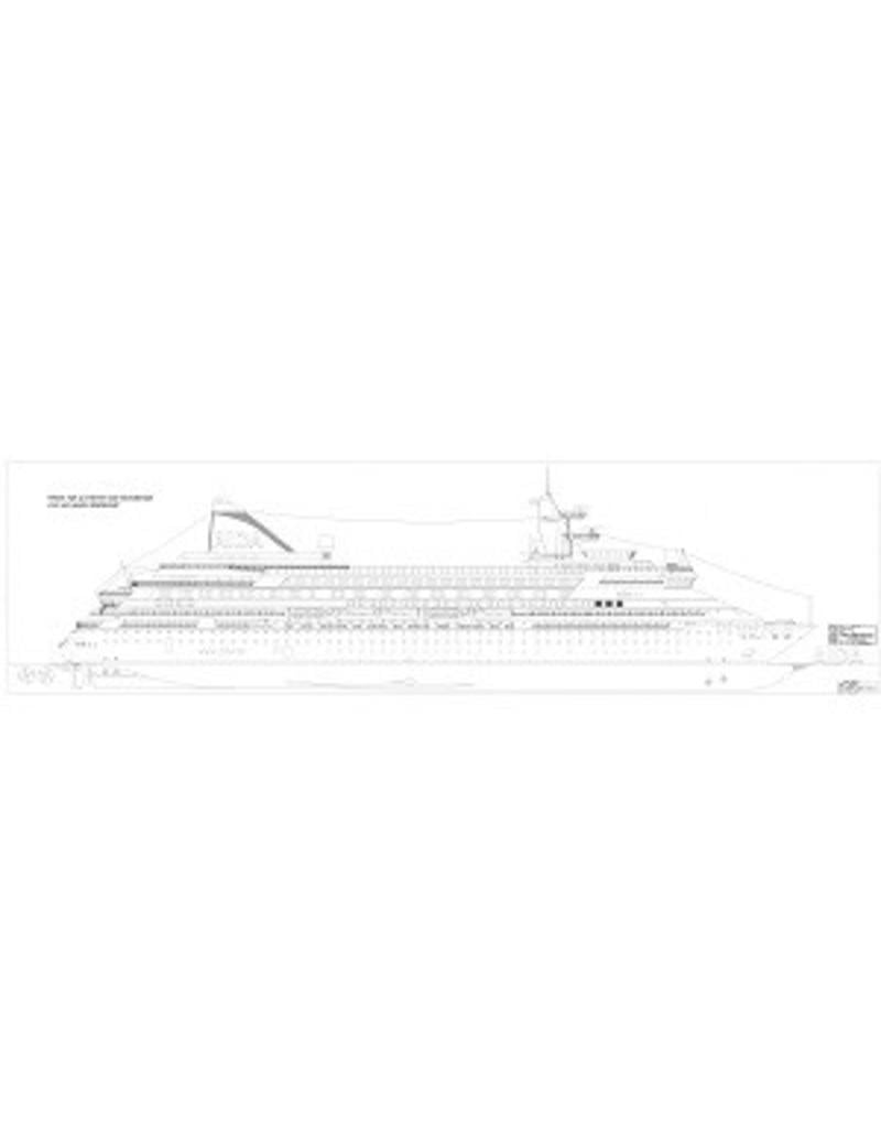 MBT Cruise ship ms Aida Vita (2002) - Aida Cruises, Rostock - Construction Drawing Scale 1 : 100 (10.10.140)