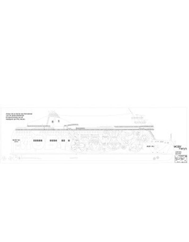MBT Fast Cruise Ferry ms Moby Aki (2005) - Moby Lines - Construction Plan Scale 1:100 (10.10.142)