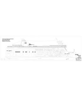 MBT Fast Cruise Ferry Moby Freedom (2001) - Moby Lines - Construction Plan Scale 1:100 (10.10.144)