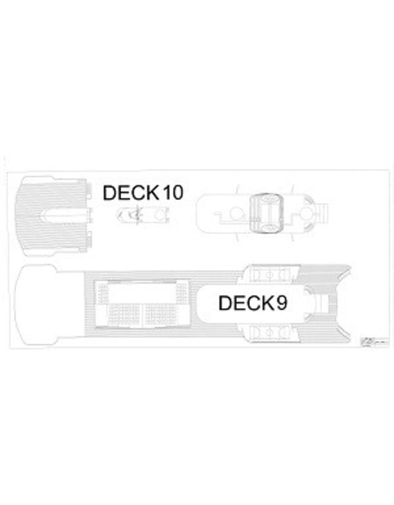 MBT Luxury cruise ship MS Amsterdam (2000) – Holland America Lines – Construction plan, scale 1:100 (10.10.149)
