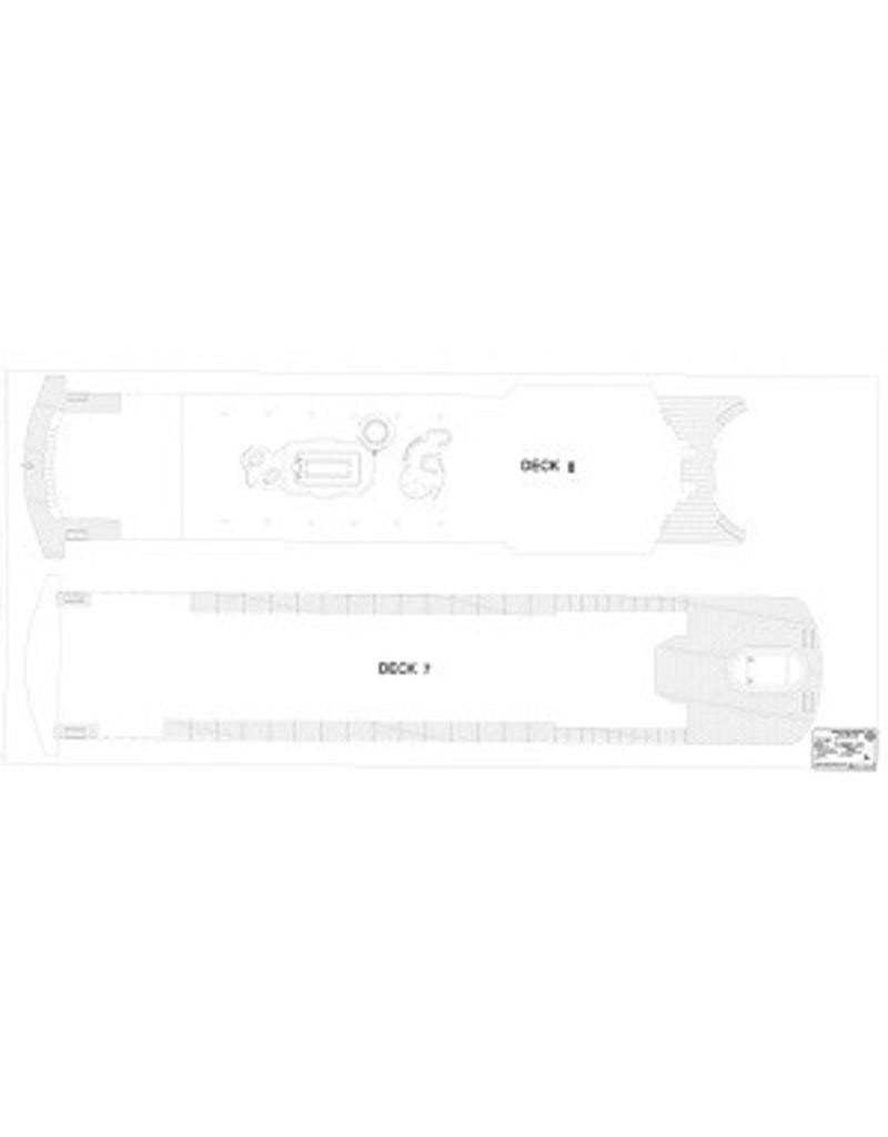 MBT Cruise ship MS Statendam (1993) - HAL Cruises - Construction plan, scale 1:100 (10.10.157)