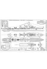 MBT HrMs Torpedo Boat "Isaac Sweers" (1941) - Construction Plan Scale 1:200 (10.11.001)