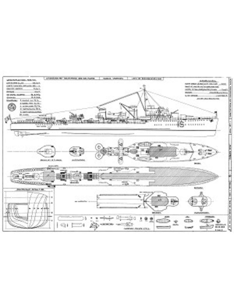 MBT 10.11.001 HrMs-Torpedobootzerstörer „Isaac Sweers“ (1941)