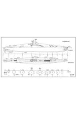 MBT HrMs submarine "Zwaardvis" (1943) - Construction Drawing Scale 1 : 200 (10.11.005)