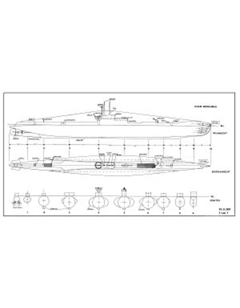 MBT 10.11.005 HrMs onderzeeboot "Zwaardvis" (1943)