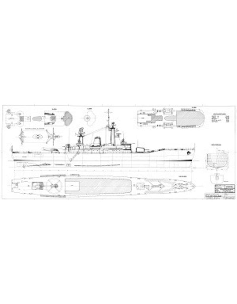 MBT HRMs Van Speyk-class frigates (1967) – Construction drawing, scale 1:100 (10.11.008)
