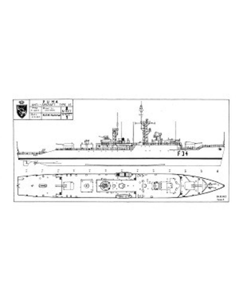 MBT 10.11.012 Luftabwehrfregatte HMS „Puma“ F34 (1957) – Typ 41 „Leopard“-Klasse