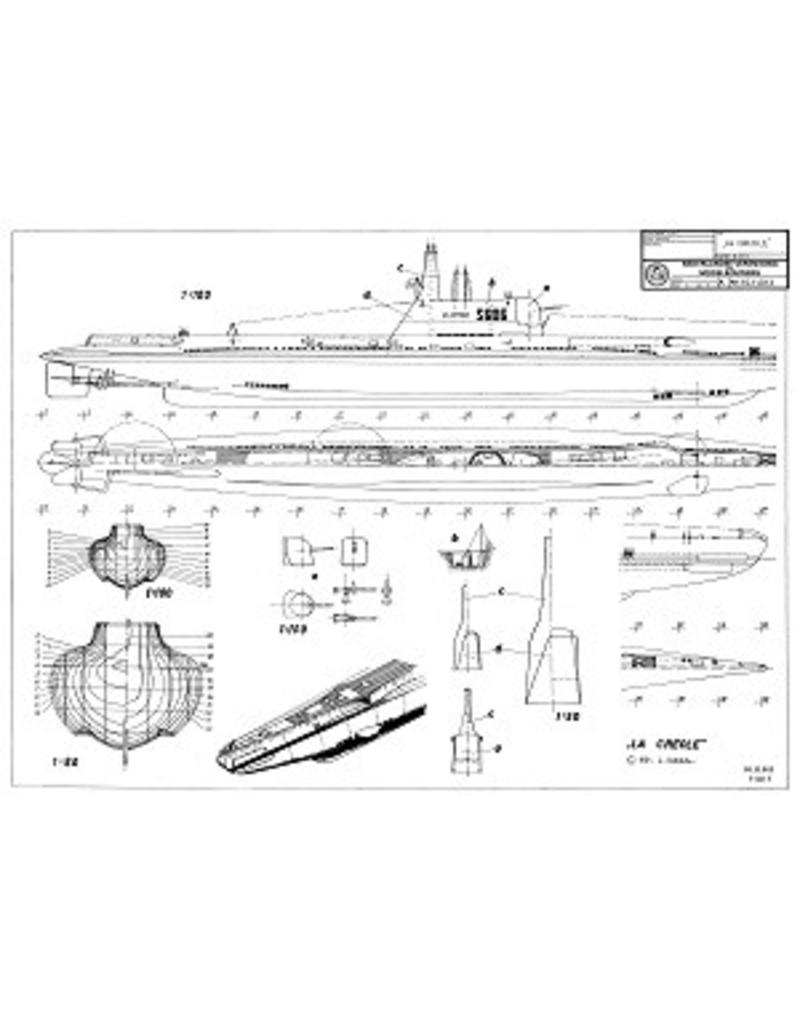 NVM 10.11.013 Französisch U-Boot "La Creole" S606 (1946) - "Creole" Klasse (1939/49)