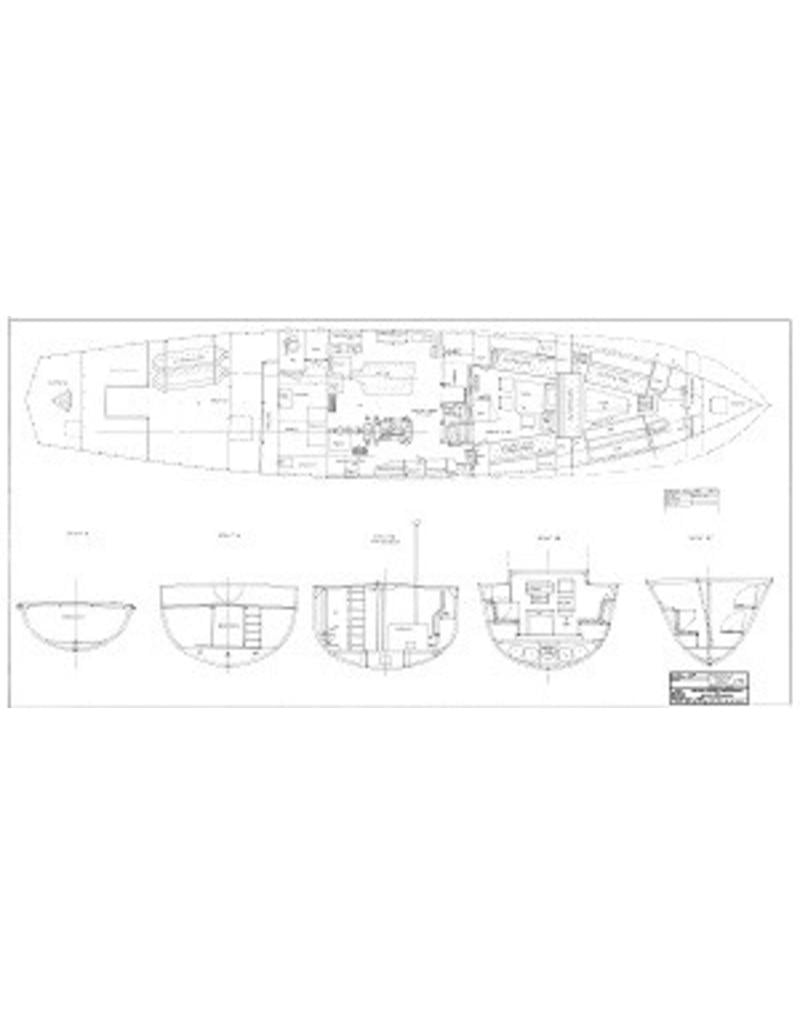 MBT HrMs diving boat "Argus" A847 - Construction drawing Scale 1:20 (10.11.017)