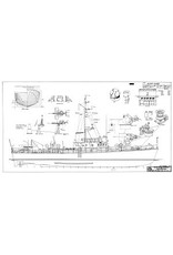 MBT HrMs patrol vessels Balder class P802-P806 (1954/55) - Construction drawing Scale 1:50 (10.11.018)