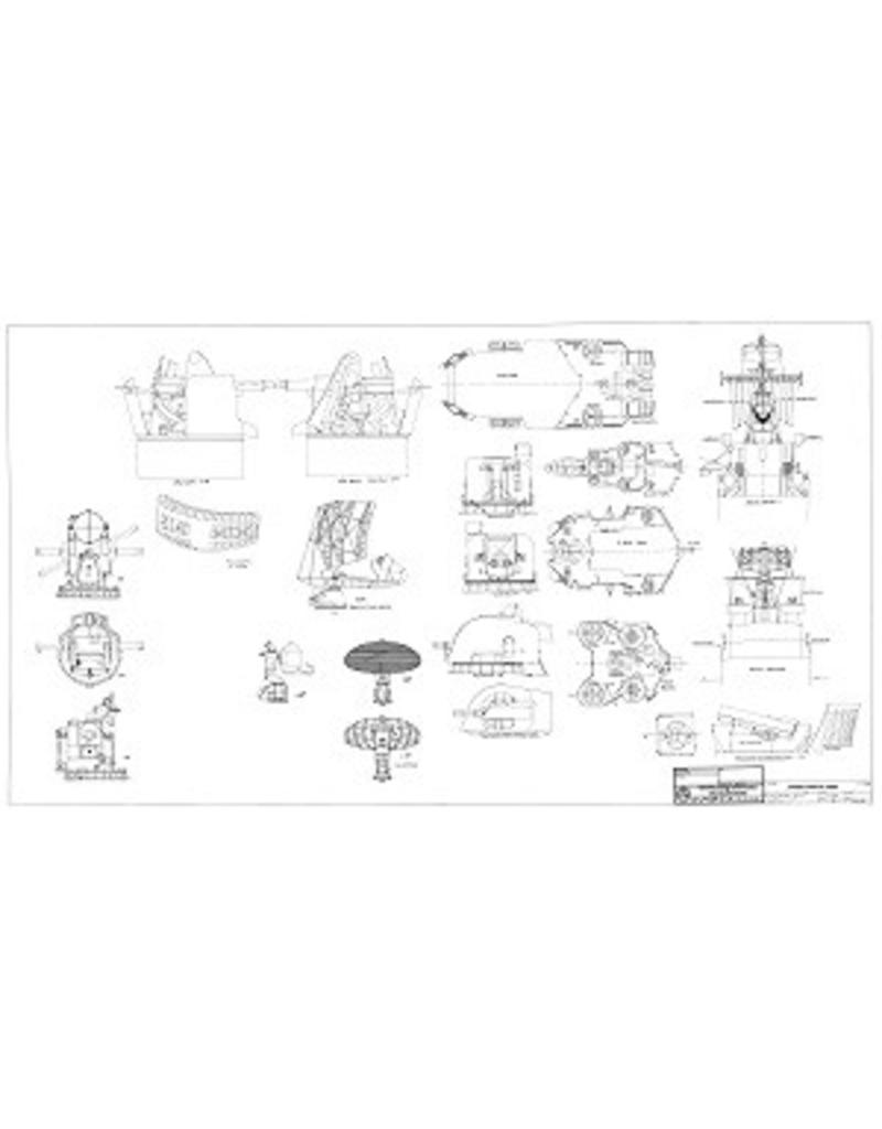 MBT B-class destroyers "Friesland" class (1956–58) – Construction drawing, scale 1:100 (10.11.024)