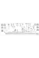 MBT Submarine hunters "Friesland" class (1956); B-hunters – Construction drawing Scale 1:75 (10.11.024/A)