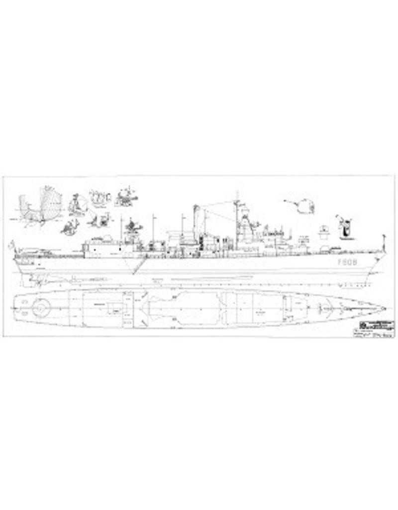 MBT Standard frigates "Kortenaer" class (1978/83) - Construction drawing Scale 1 : 100 (10.11.027)