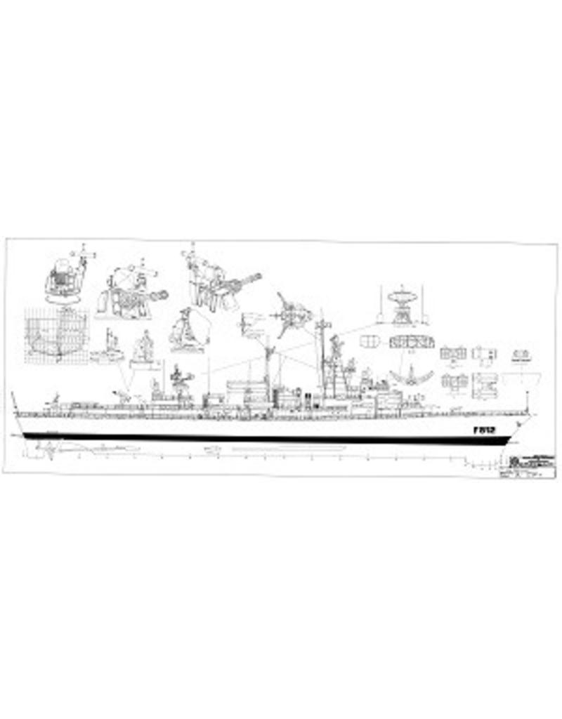 NVM 10.11.028 HRMS Flugabwehrfregatten "Heemskerck" F812 "Witte de With 'F813 (1986)