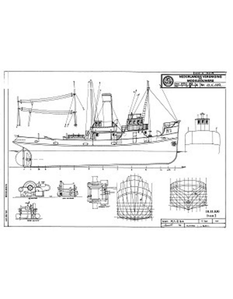 NVM 10.11.030 HRMS Schlepper Minensucher M1 / ​​M4 m (1918)