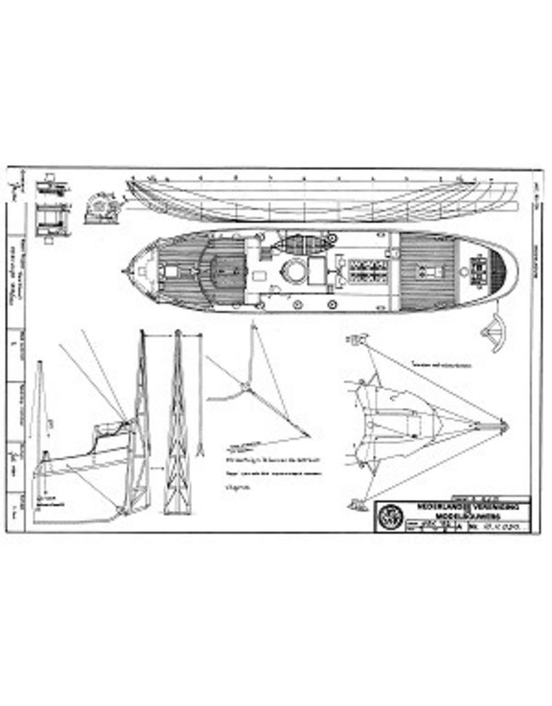 MBT 10.11.030 HrMs sleepboot-mijnenvegers M1 t/m M4 (1918)
