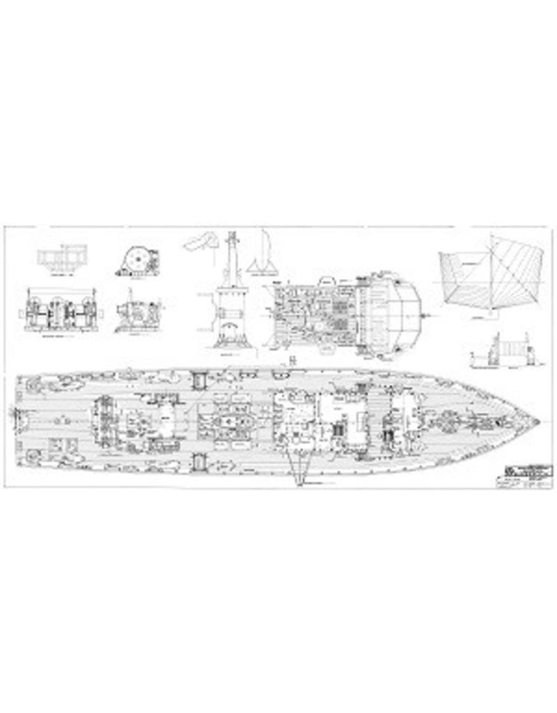 MBT HrMs shallow-water minesweepers "van Straelen" class (1960/62) - Construction drawing Scale 1 : 25 (10.11.031)