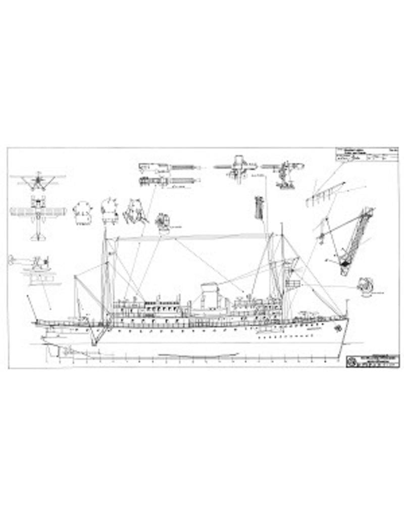 MBT HrMs minelayers "Gouden Leeuw", "Prins van Oranje" (1932) - Construction drawing Scale 1 : 100 (10.11.034)
