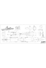 MBT HrMs M-class frigates "Karel Doorman" class (1991/95) - Construction drawing Scale 1 : 100 (10.11.035)