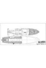 MBT HrMs survey vessels "Buyskes" A904, "Blommendal" A905 (1973) - Construction drawing Scale 1:100 (10.11.036)