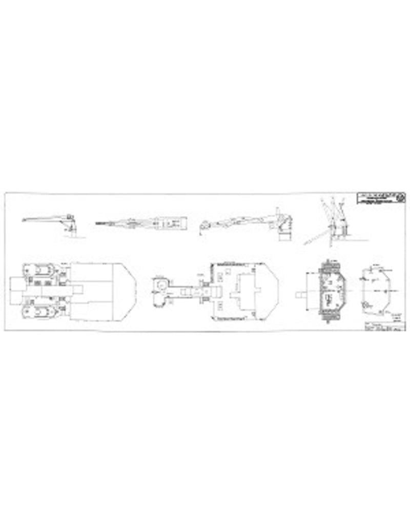 MBT HrMs oceanographic research vessel "Tydeman" A906 (1976) - Construction drawing Scale 1 : 100 (10.11.037)