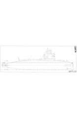 MBT HrMs submarines "Zwaardvis" S806, "Tijgerhaai" S807 (1972) - Construction drawing Scale 1:50 (10.11.040)
