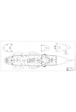 MBT HrMs North Sea Fisheries Police Vessel "Zeehond" (1892) - Construction Drawing Scale 1 : 50 (10.11.045)