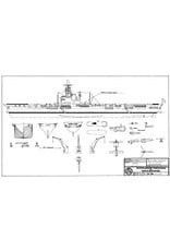 MBT HrMs aircraft carrier "Karel Doorman" (1948) ex "HMS Venerable" (1942); vÌÎ_ÌÎ_r verb. - Construction drawing Scale 1 : 500 (10.11.047)