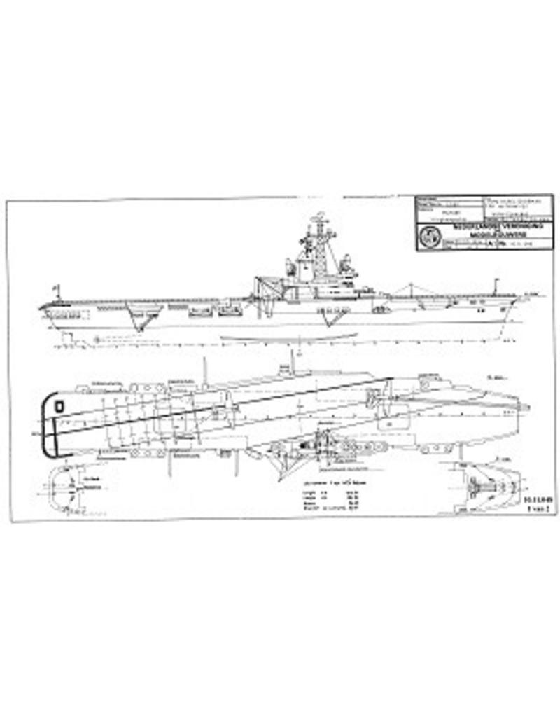 NVM 10.11.048 HRMS Flugzeugträger 'Karel Doorman "(1948) ex" HMS Venerable "(1942); nach dem Verb. (55/58)