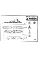 MBT HrMs Air Defence Frigates "Jacob van Heemskerk" F812, "Witte de With" F813 (1986) - Construction Drawing Scale 1:500 (10.11.052)