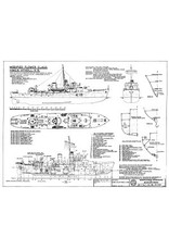 MBT Korvet HMCS "Atholl", K15, (modified Flower Class) - Bouwtekening Schaal 1 : 192 (10.11.063)