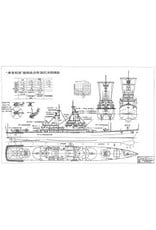 MBT Guided-missile cruiser USS "Virginia" CGN38 - Construction plan Scale 1:179 (10.11.073)