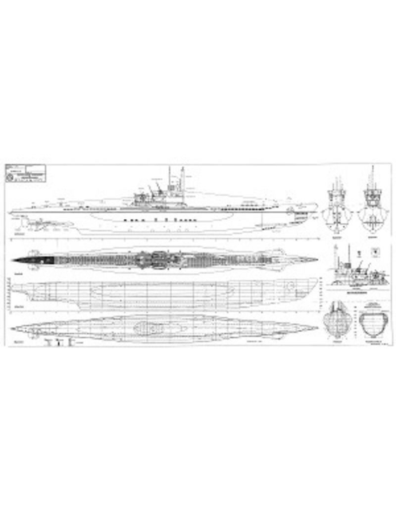 MBT 10.11.077/A U-Boot Typ VII C (1940/1945) – (Kriegsmarine)