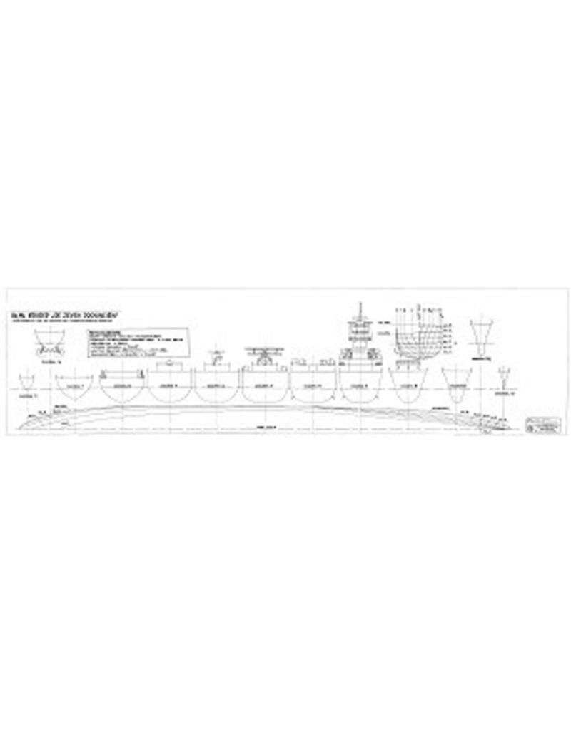 MBT 10.11.088 HrMs Kreuzer „de Zeven Provincien“; ursprünglicher Entwurf 1939