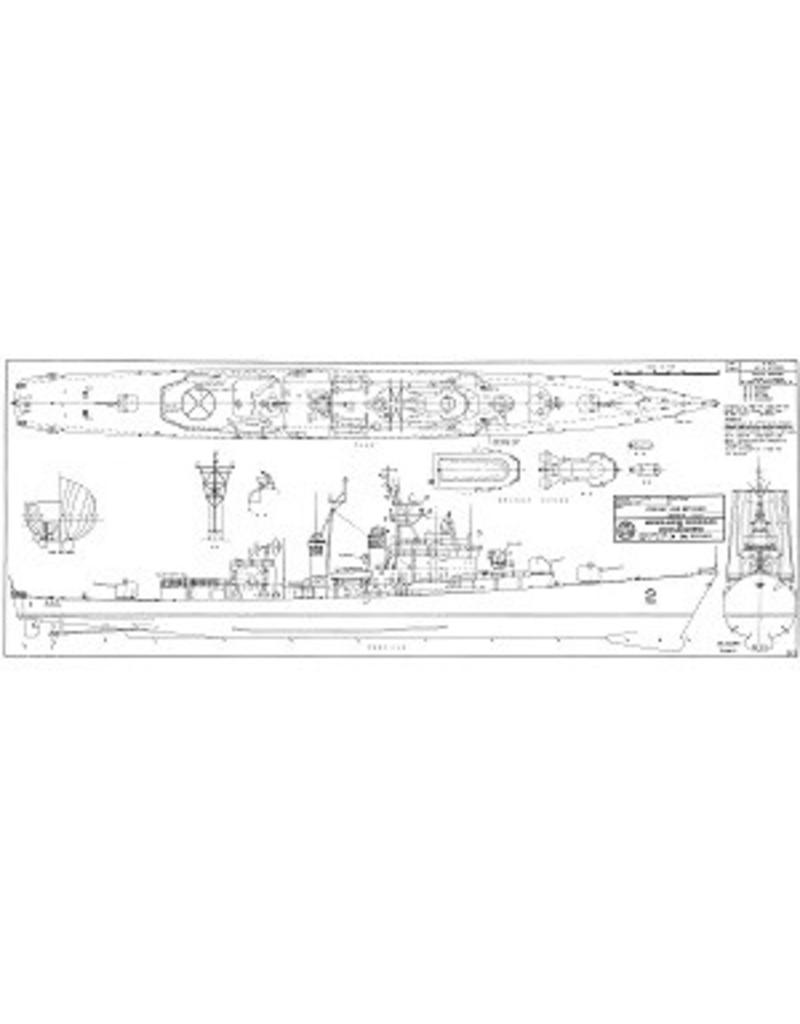 MBT 10.11.091 Fregat USS "Mitscher" DL 2 (1962); "McCain", "Lee", "Wilkinson"