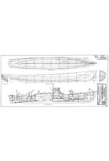 MBT Submarine Chaser USS S.C. 412; S.C.1-class Submarine Chasers (va 18) - Construction Plan Scale 1 : 64 (10.11.096)