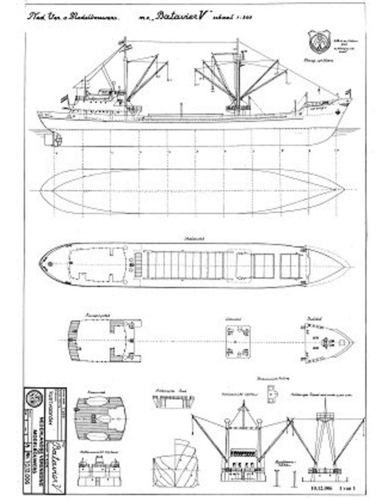 MBT 10.12.006 coastal vessel MV "Batavier V" (1959) - Wm.H. Müller & Co.
