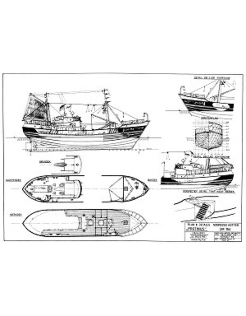 MBT 10.13.012 Motortrawler "Protinus" IJM 154 (1959) - Reederei Erenst