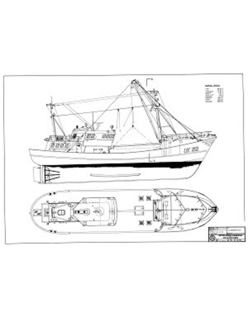 MBT 10.13.016 motor trawler "Deo Duce" UK 152 (1972) - J. v.d. Berg & Zn