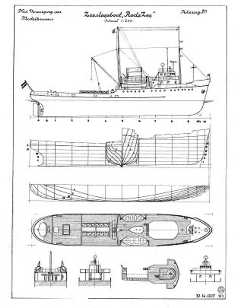 MBT 10.14.007 Hochseeschlepper ms "Rode Zee" (IV) (1949) - L. Smit & Co. Int. Schleppdienst