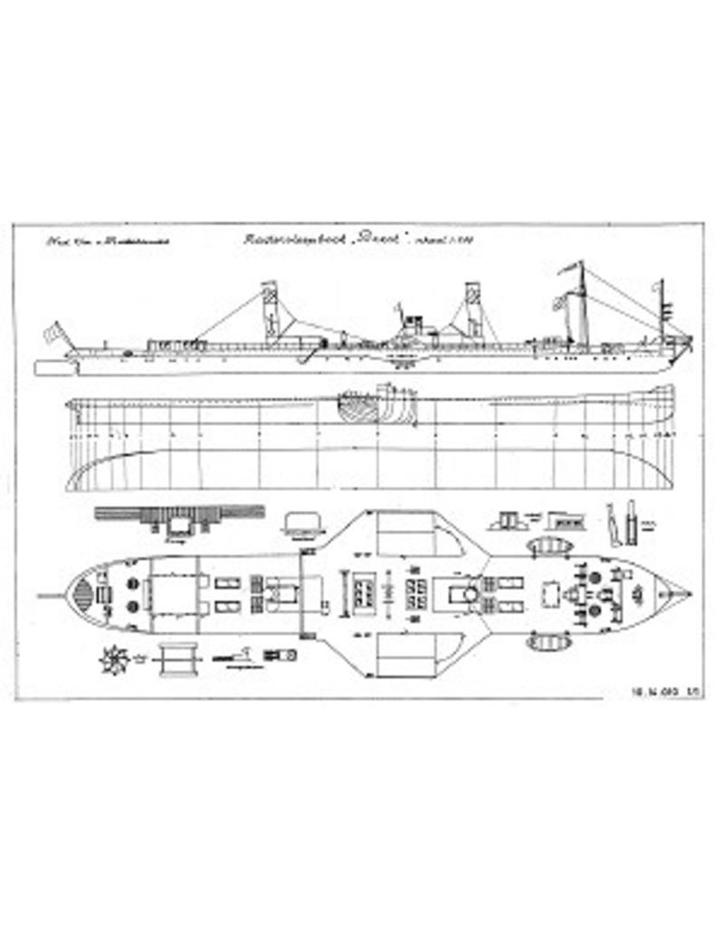 MBT 10.14.010 Rijn-radersleepboot ss "Brest" (1924) - CFNR, Strassbourg