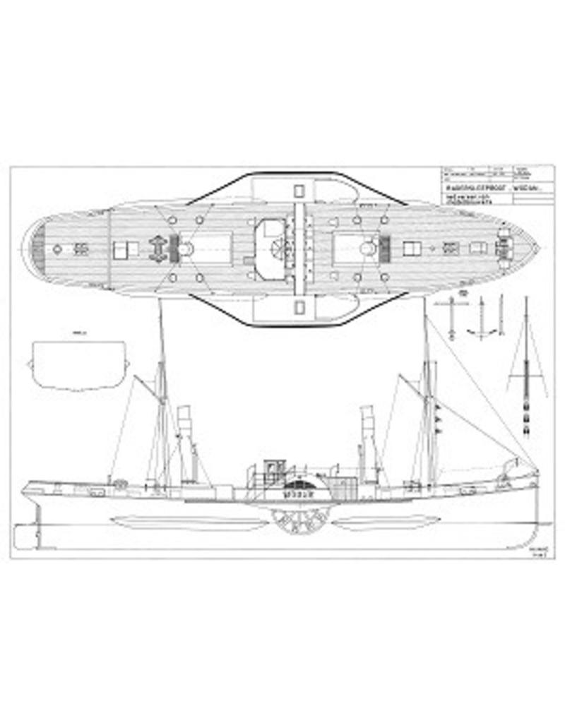 NVM 10.14.012 Radersleepboot ss "Wodan" (1883) - L. Smit & Co.