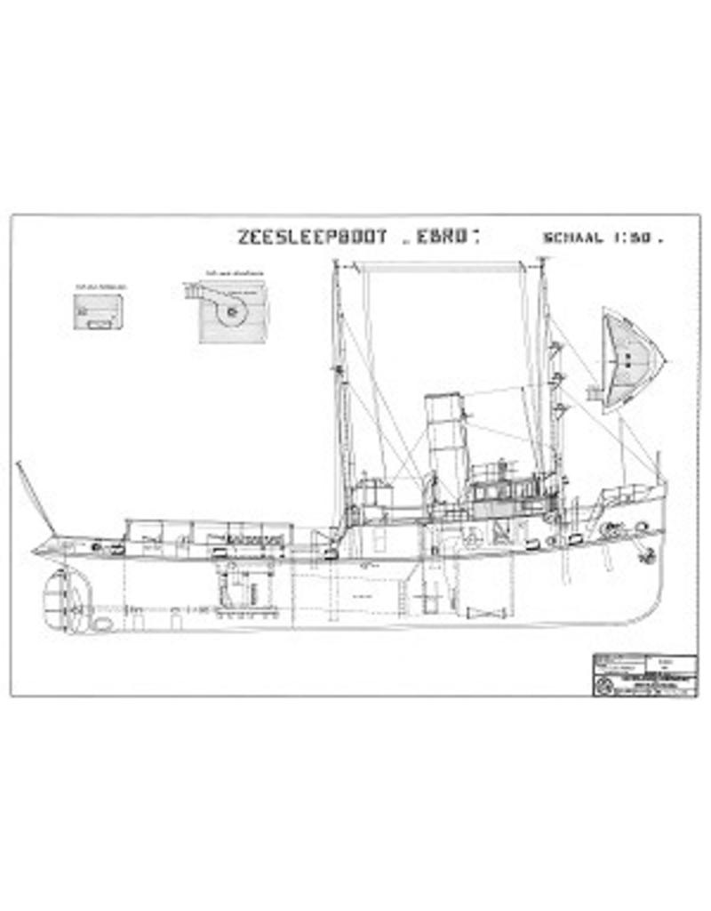 NVM 10.14.033 zeesleper ss "Ebro" (1931) -L. Smit & Co Intern. Sleepdienst