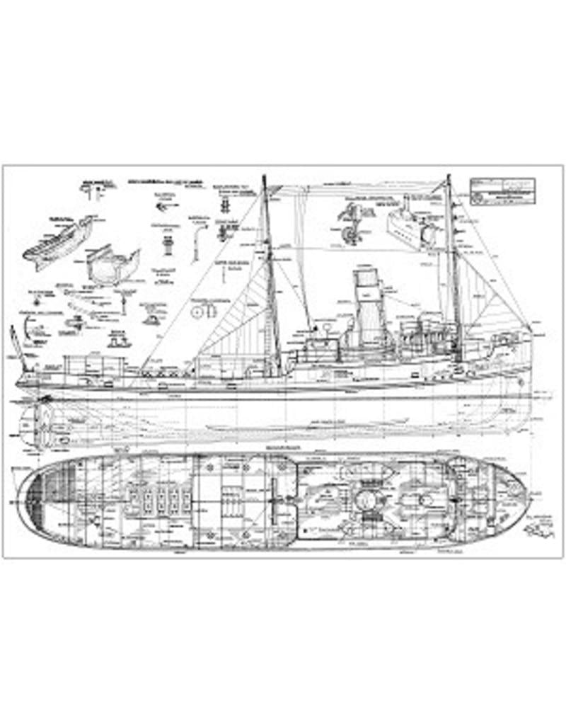 MBT 10.14.050 zeesleepboot ss "Ganges" en "Gele Zee" (1921) - L. Smit & Co's Intern. Sleepdienst
