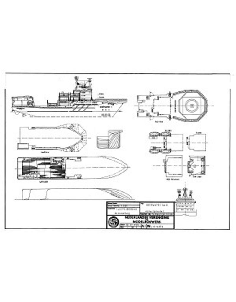 NVM 10.14.074 duikmoederschip ms "Deepwater 1" (1983) - Deep Marine Service; "Deepwater 2"