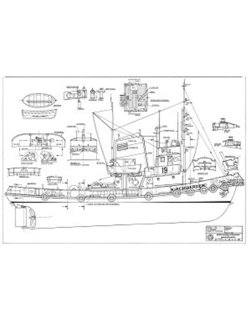 MBT 10.14.089 sleepboot Bugsier 19 - "Kirchwerder" (1958) - Bugsier