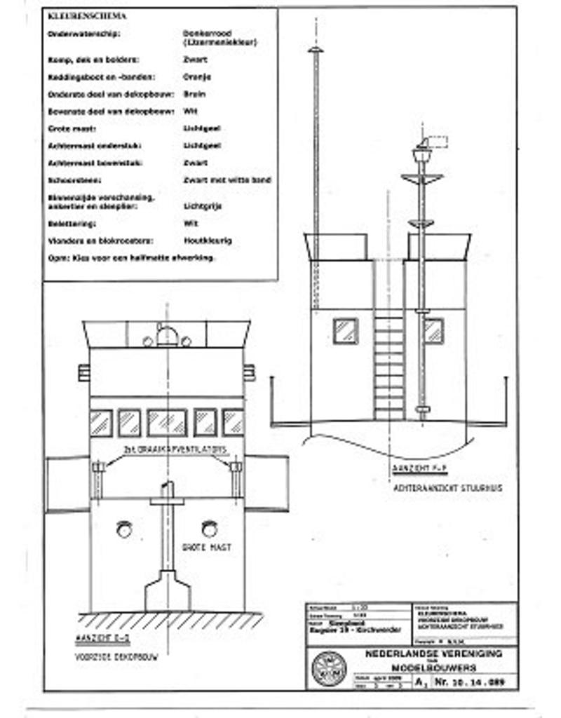 MBT 10.14.089 sleepboot Bugsier 19 - "Kirchwerder" (1958) - Bugsier
