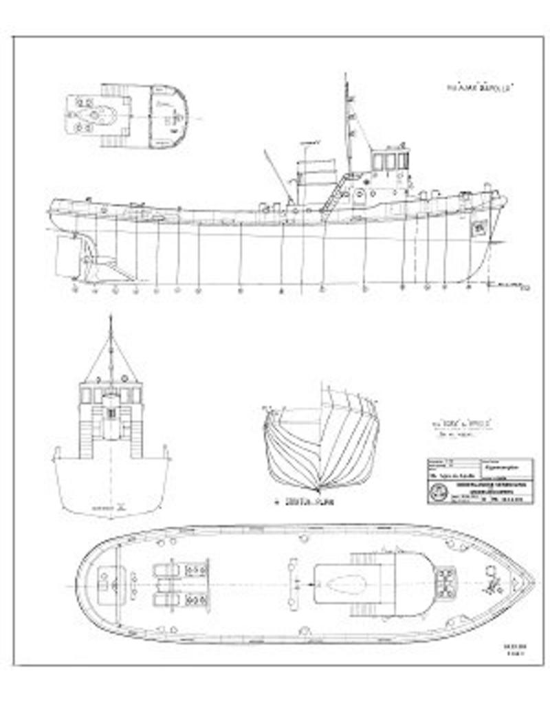 MBT 10.14.101 harbour tugboat MV Ajax, Apollo (1957) - Smit